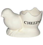 Black Toast Chick Egg Cup