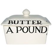Black Toast Butter Dish