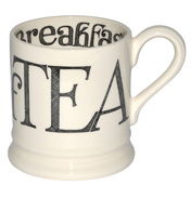 Black Toast Hatch Black on Cream Mug