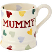 Emma Bridgewater Polka Hearts Mummy 1/2 Pint Mug