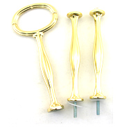 JES 3 Tier Victorian Cake/Dish/Bowl Stand Stems&hellip;